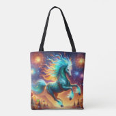 Celebratory Horse Tote Bag (Achterkant)