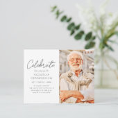 Celebreer zijn ongelofelijke leven Eenvoudige mode Briefkaart (Staand voorkant)