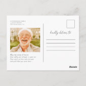 Celebreer zijn ongelofelijke leven Eenvoudige mode Briefkaart (Achterkant)