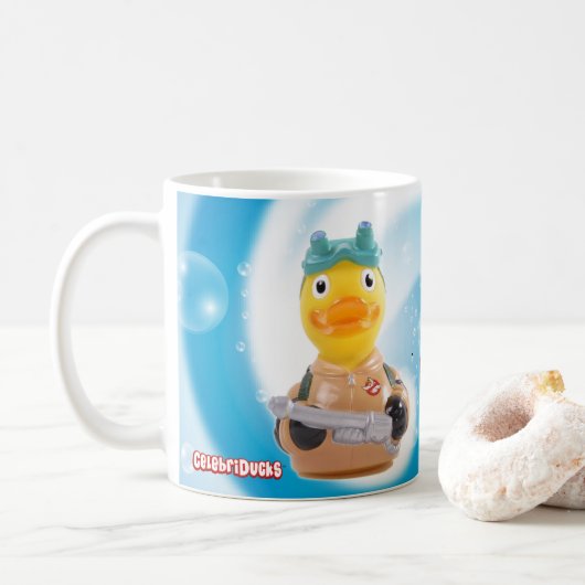 CelebriDucks Goosebusters Rubber Duck Koffiemok (Met donut)