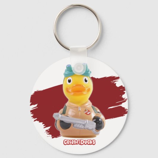 CelebriDucks Rubber Duck GooseBusters Sleutelhanger (Voorkant)