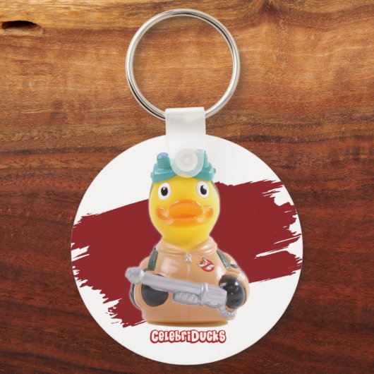 CelebriDucks Rubber Duck GooseBusters Sleutelhanger (Voorkant)