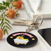 CelebriDucks Rubber Duck Sleutelhanger (Zijkant)