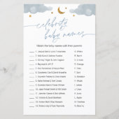 Celebrity Baby Name Twinkle Star Baby shower Game (Voorkant)