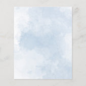 Celebrity Baby Names Boy Blue Baby shower Game (Achterkant)