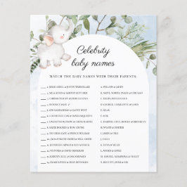 Celebrity Baby Names Boy Blue Baby shower Game