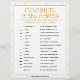Celebrity Baby Names [Golden Sparkles] Briefhoofd