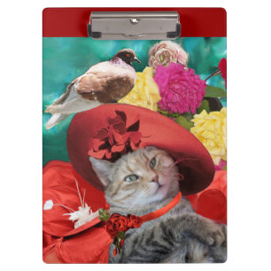 CELEBRITY CAT PRINCESS TATUS, RED PET MET PIGEON KLEMBORD