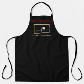 Celebrity Chef Chasky's "Infused Cuisine" Apron Schort (Voorkant)