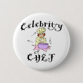 Celebrity Chef Ronde Button 5,7 Cm (Voorkant)
