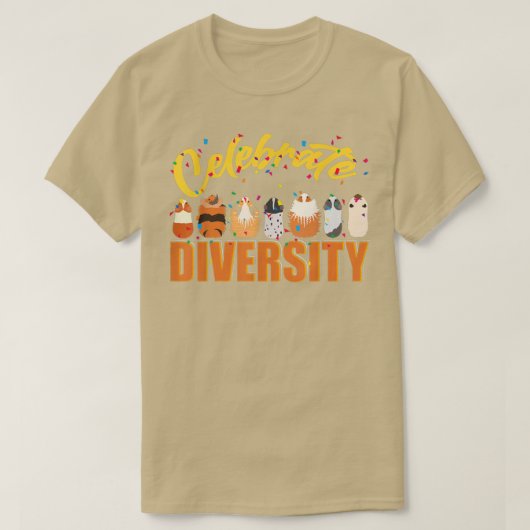 Celebrity Diversity Cute Diversity Environment Gui T-shirt (Design voorkant)