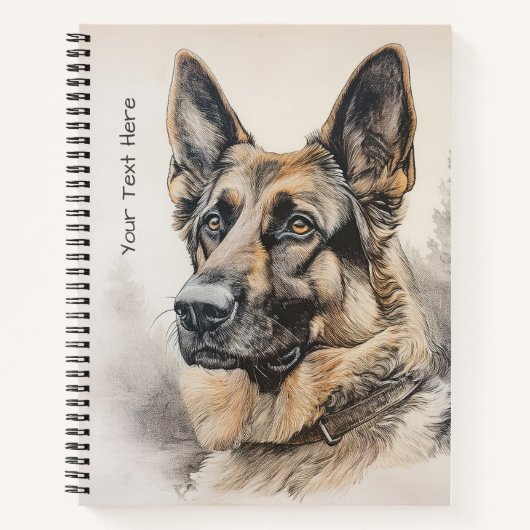 Celebrity Duitse Herder Notitieboek (Voorkant)