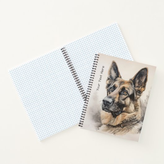 Celebrity German Shepherd  Notitieboek (Binnen)