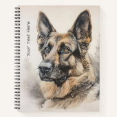 Celebrity German Shepherd  Notitieboek (Voorkant)
