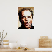 Celebrity Jack Nicholson rookring Poster (Keuken)