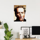 Celebrity Jack Nicholson rookring Poster (Thuiskantoor)