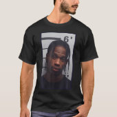 Celebrity Mugshots beroemd rapper T-shirt (Voorkant)