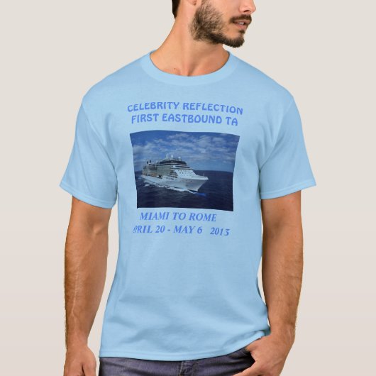 Celebrity Reflection TA Blue T-shirt (Voorkant)