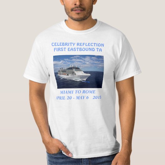 Celebrity Reflection TA white T-shirt (Voorkant)