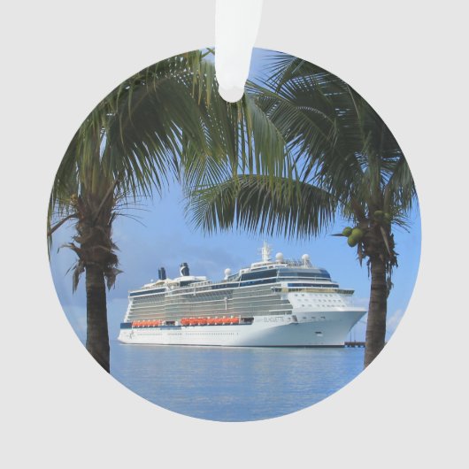 Celebrity Silhouette Cruise naar Paradise Snowflak Ornament (voorkant)