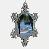 Celebrity Silhouette Cruise naar Paradise Tin Sneeuwvlok Ornament (Links)