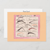 Celebrity Wenkbrauwen ~ Ansichtkaart / Uitnodiging (Voorkant / Achterkant)