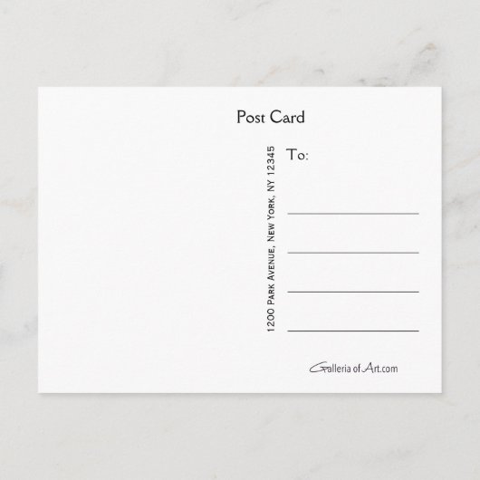 Celebrity Wenkbrauwen ~ Ansichtkaart / Uitnodiging (Achterkant)