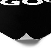 CeleBrood Good Times Funny Bread Pun Dark BG Poster (Hoek)