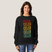 Celer Crypto Rainbow Text Design Trui (Voorkant volledig)