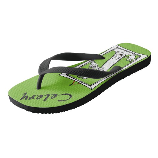 Celery Charles Teenslippers (Schuin)