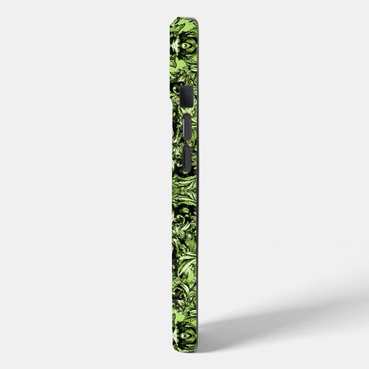 CELERY GREEN ITALIAN BAROQUE PRINT Case-Mate iPhone CASE (Achterkant / Links)