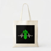 Celery Heartbeat Tote Bag (Voorkant)