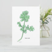 Celery Leaf Kaart (Staand voorkant)