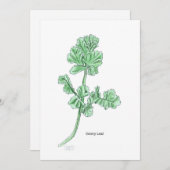 Celery Leaf Kaart (Voorkant / Achterkant)