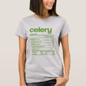 Celery Nutrition Feit Funny Thanksgiving T-shirt (Voorkant)