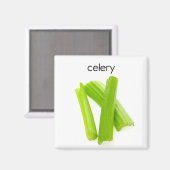 Celery Refkoelkast Magnet (Voorkant / Achterkant)