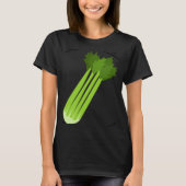 Celery Squad Ironic Saying Leek Vegetable Food T-shirt (Voorkant)