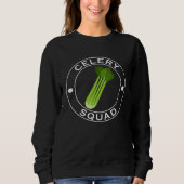 Celery Squad Ironic Saying Team Leek Vegetables Trui (Voorkant)
