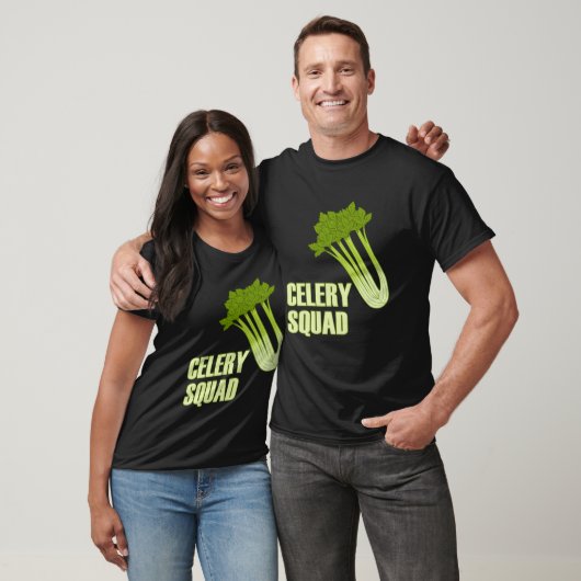 Celery Squad Vegetables Healthy Leeks T-shirt (Unisex)