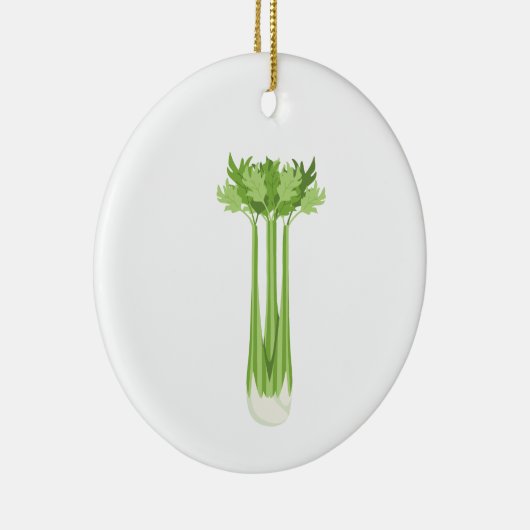 Celery Stalk Keramisch Ornament (Rechts)