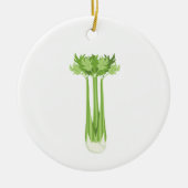 Celery Stalk Keramisch Ornament (Voorkant)