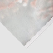 Celesial White Peacock met Bloom Pink Decoupage Tissuepapier (Detail)