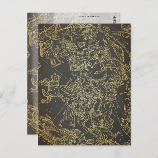 Celesstial Zodiac Briefkaart (Voorkant / Achterkant)