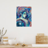 Celesta Fantasy Art Celestial Fairy Poster (Keuken)
