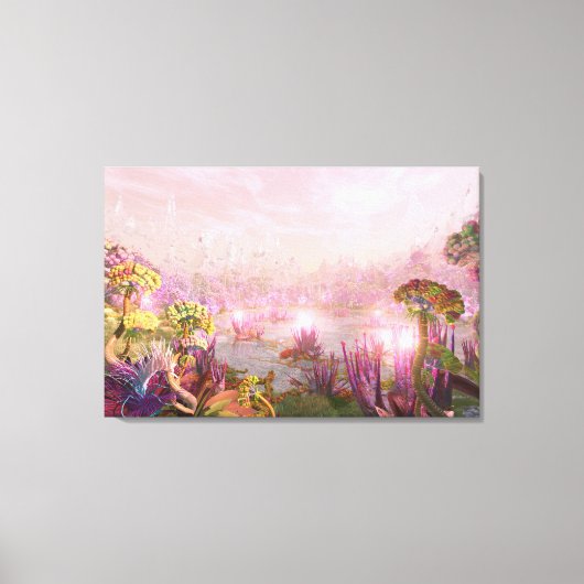 Celestal Lake - door Jurgen Ziewe Canvas Afdruk (Voorkant)