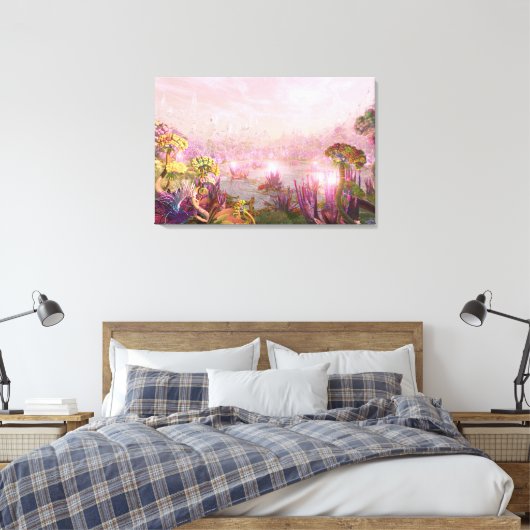 Celestal Lake - door Jurgen Ziewe Canvas Afdruk (Insitu (Slaapkamer))