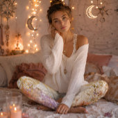 Celestarium Goud Maan Botanische Astrologie Leggings