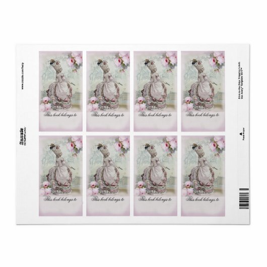 CÉLESTE-bladwijzer Etiket (Full Sheet)