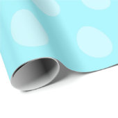 Celeste Blue Easter Egg Wrapping Paper Cadeaupapier (Rol Hoek)