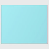 Celeste Blue Plain Solid Color Wrapping Paper Cadeaupapier (Vlak)